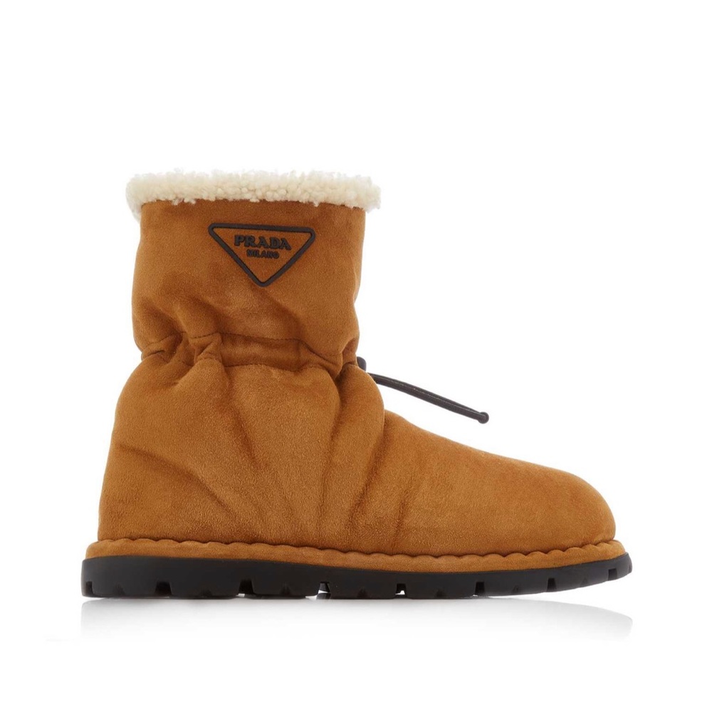 Authentic Prada Shearling Boots. Size US 6